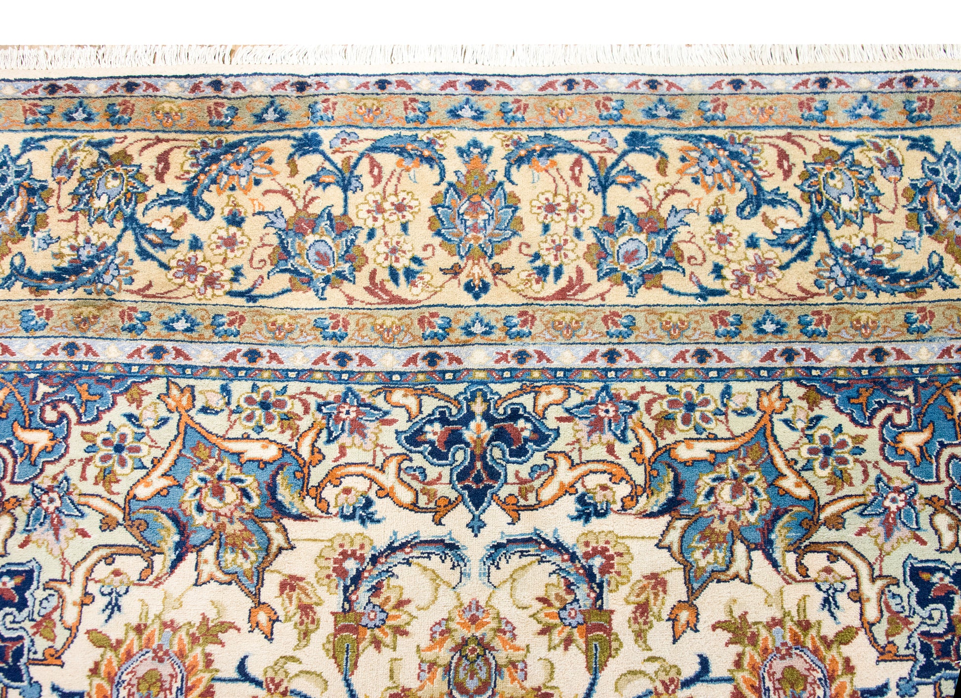 Mid 20th Century Persian Kashan Rug For Sale