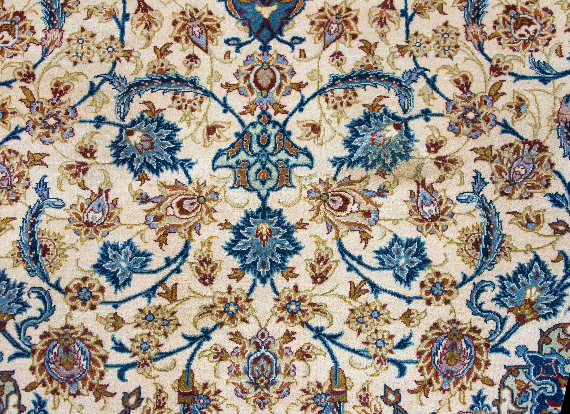 Mid 20th Century Persian Kashan Rug For Sale