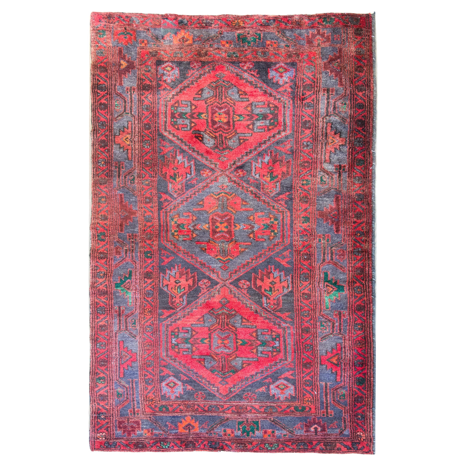 Mid-20th Century Persian Mazleghan Rug For Sale