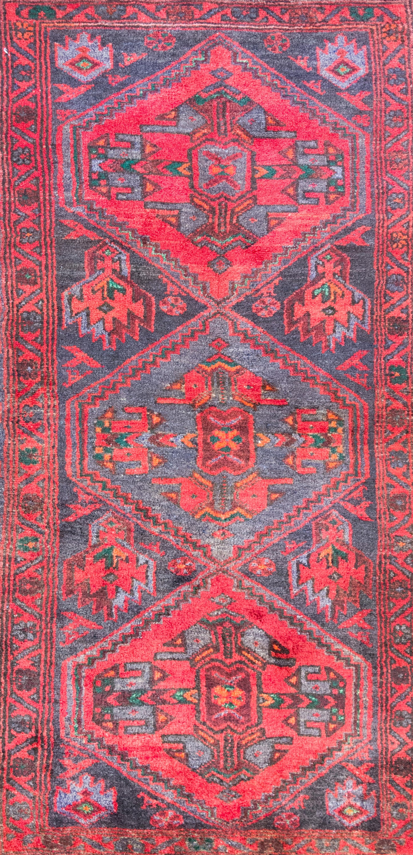 Mid-20th Century Persian Mazleghan Rug