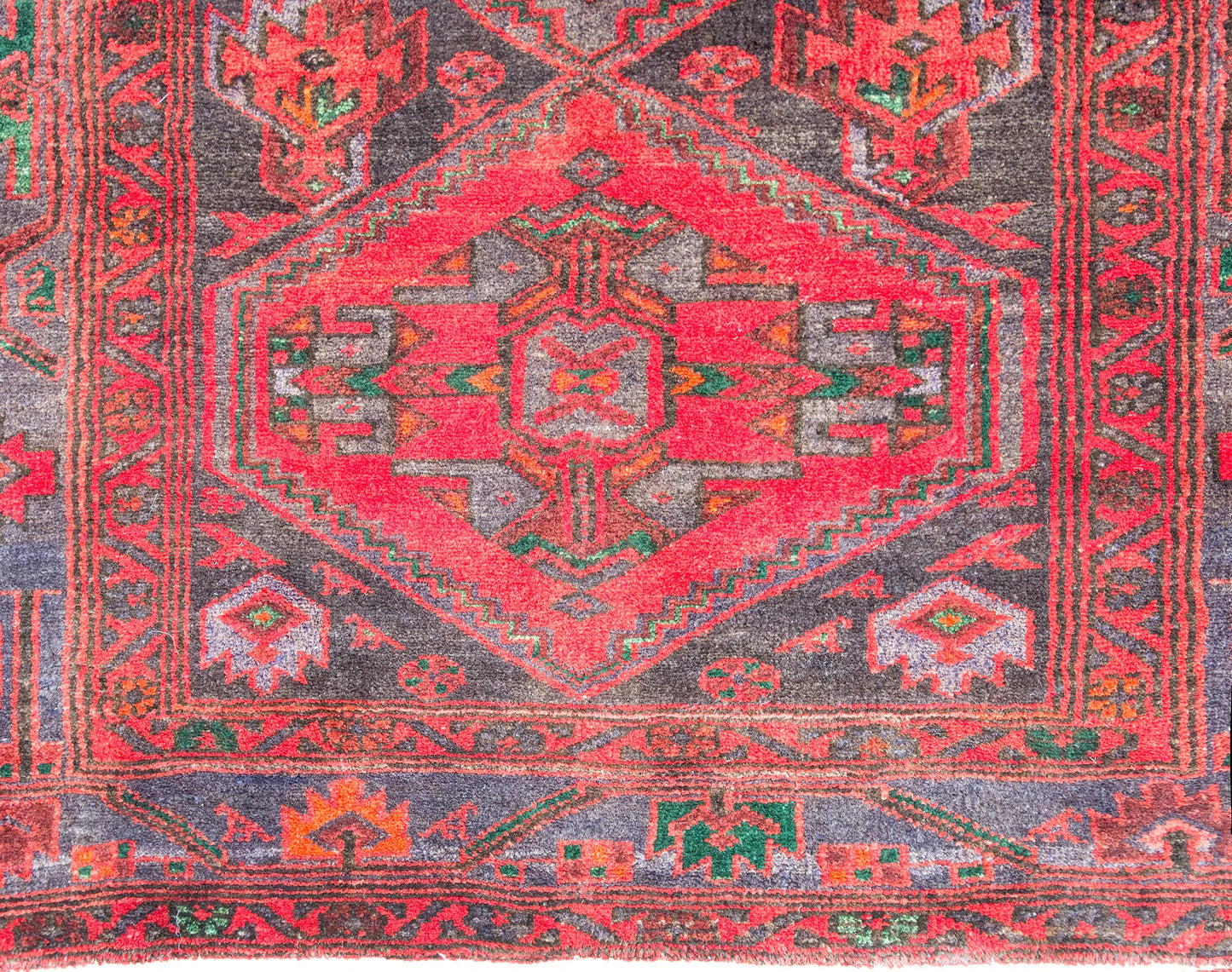 Mid-20th Century Persian Mazleghan Rug