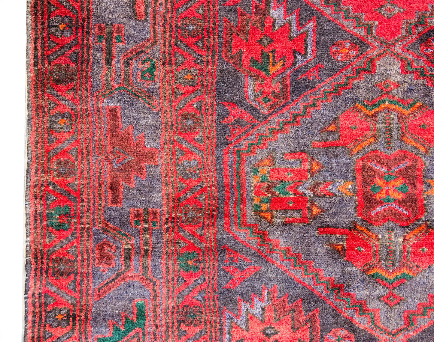 Mid-20th Century Persian Mazleghan Rug