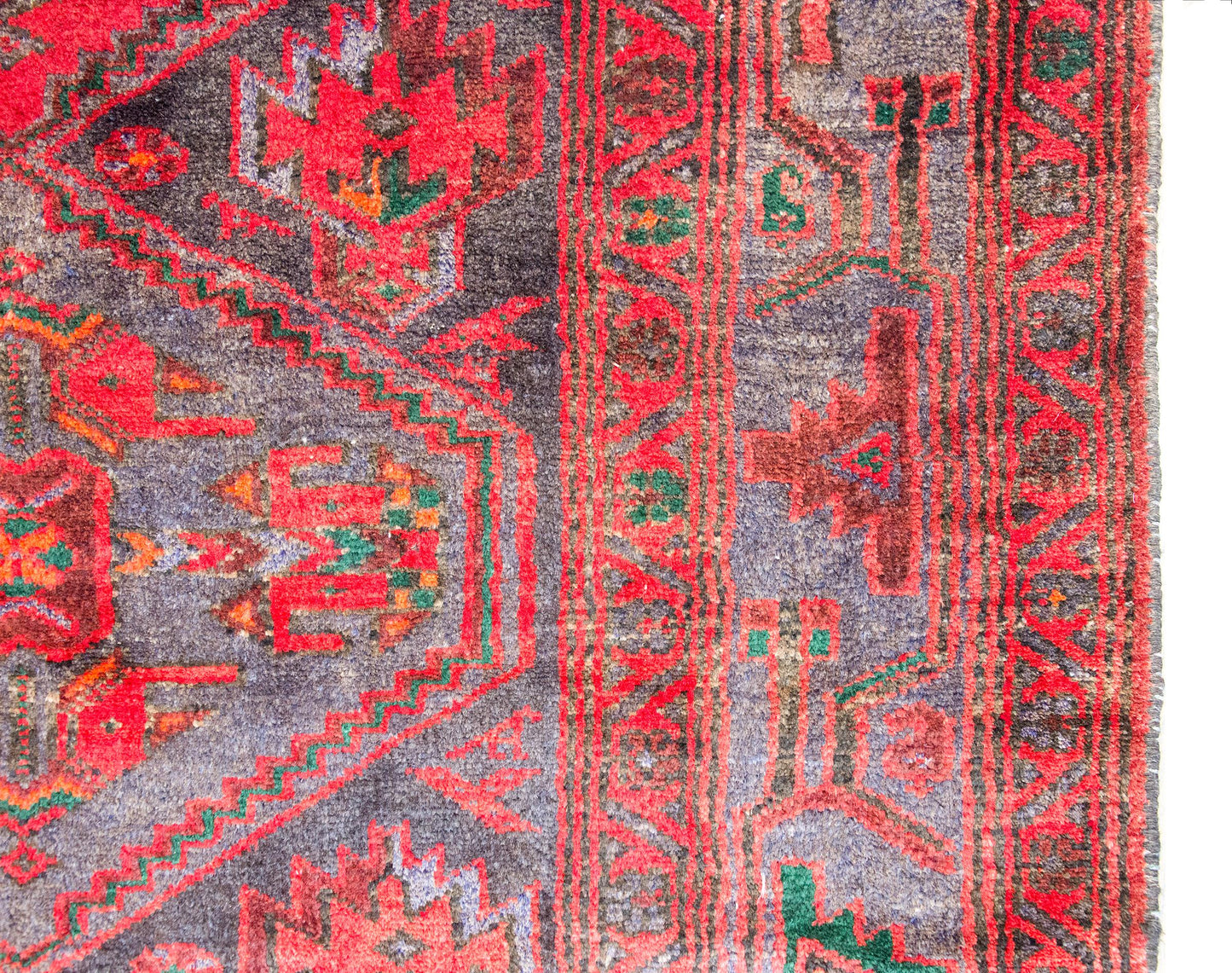 Mid-20th Century Persian Mazleghan Rug