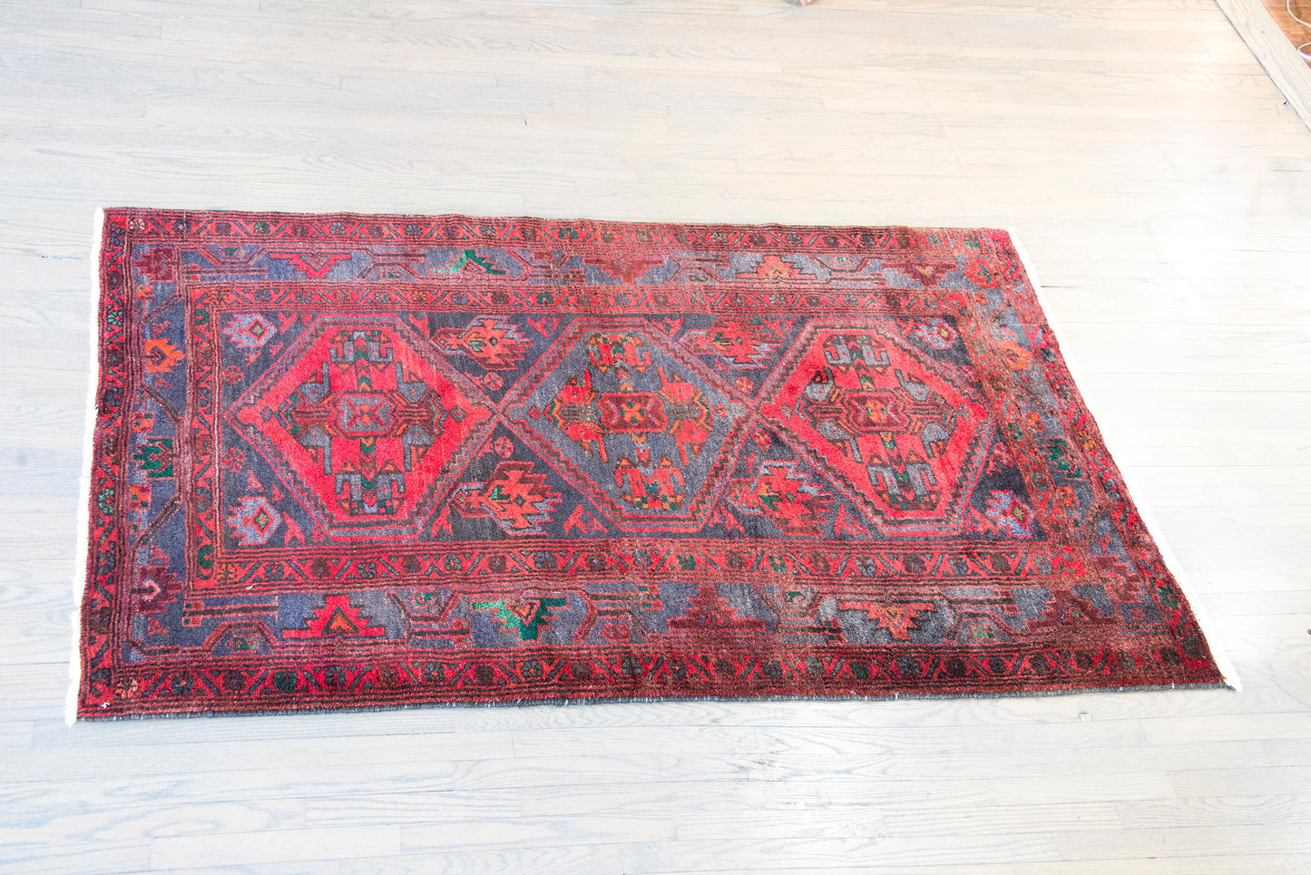 Mid-20th Century Persian Mazleghan Rug