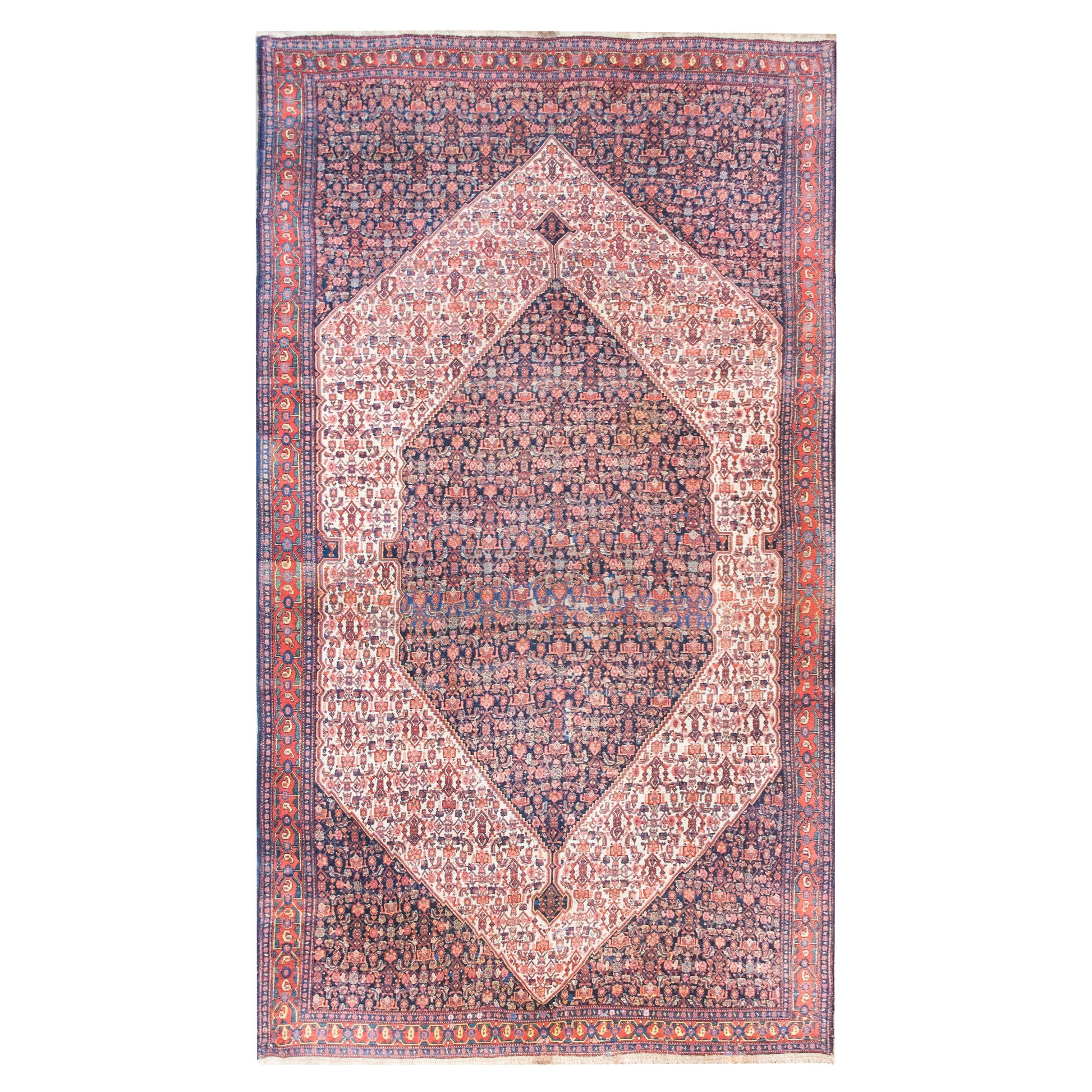 Early 20th Century Persian Senneh Rug For Sale