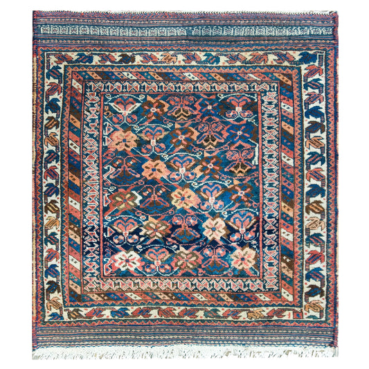 Early 20th Century Persian Afshar Rug For Sale