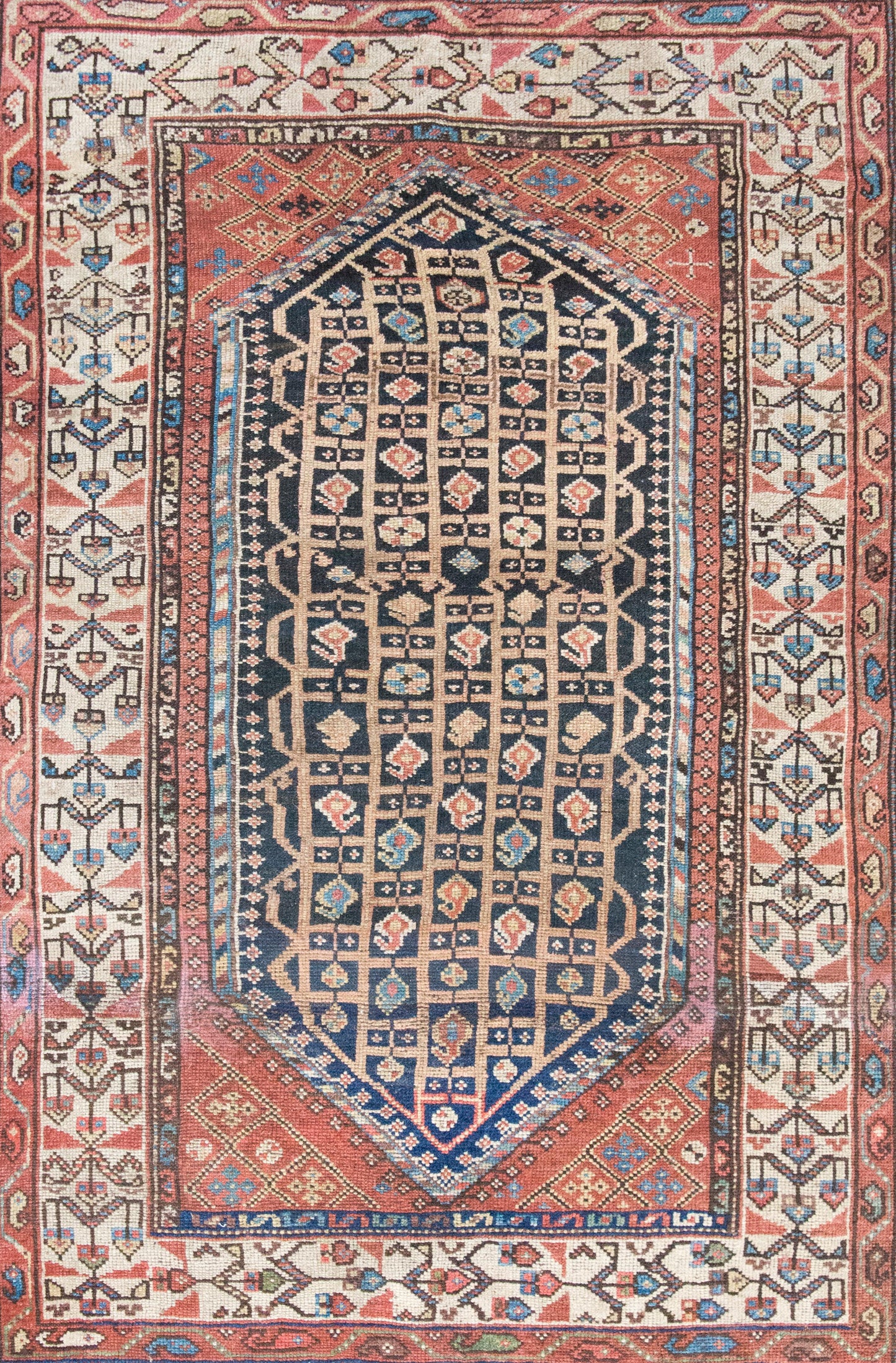 Early 20th Century Persian Khamseh Rug