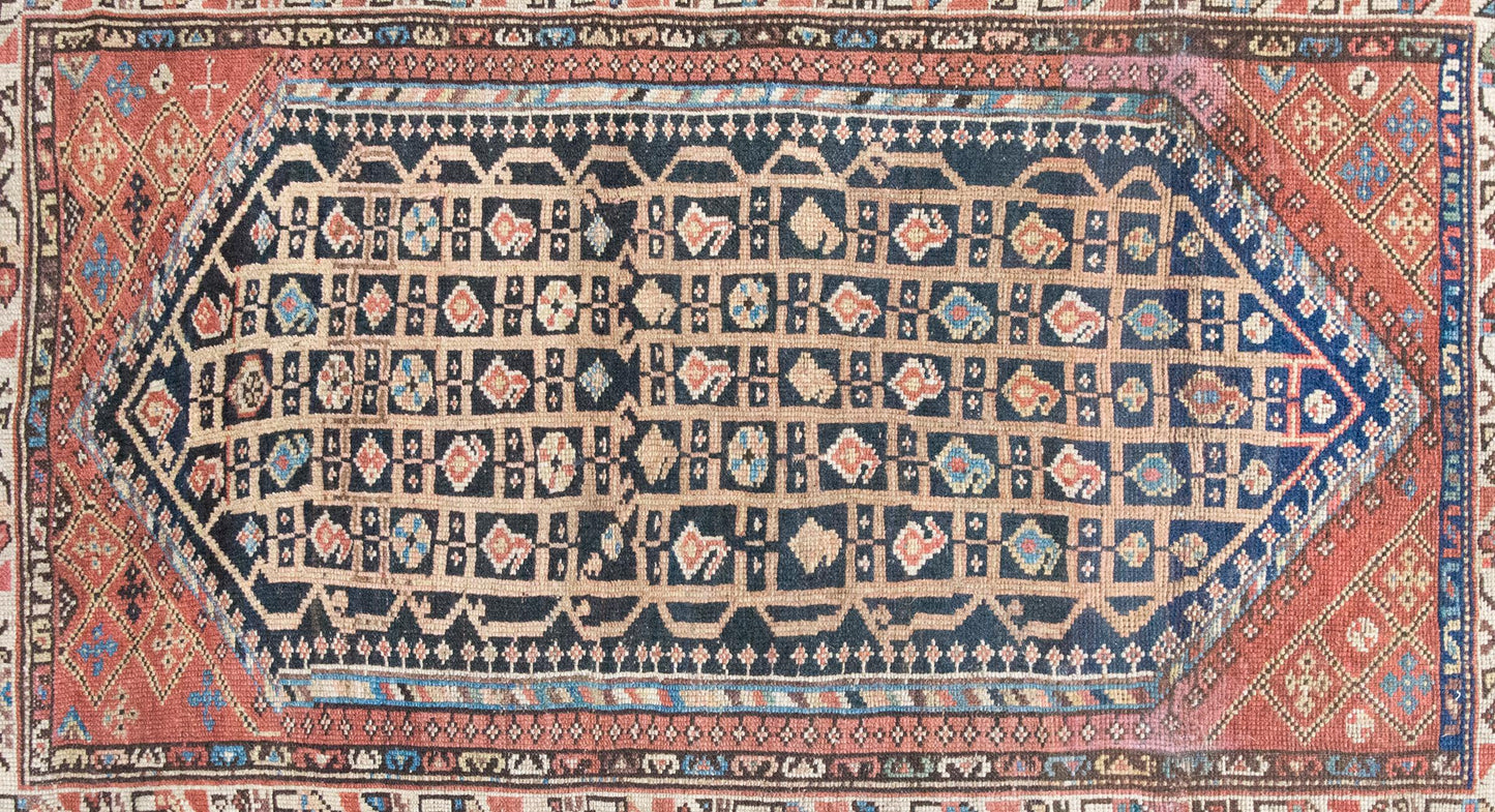 Early 20th Century Persian Khamseh Rug