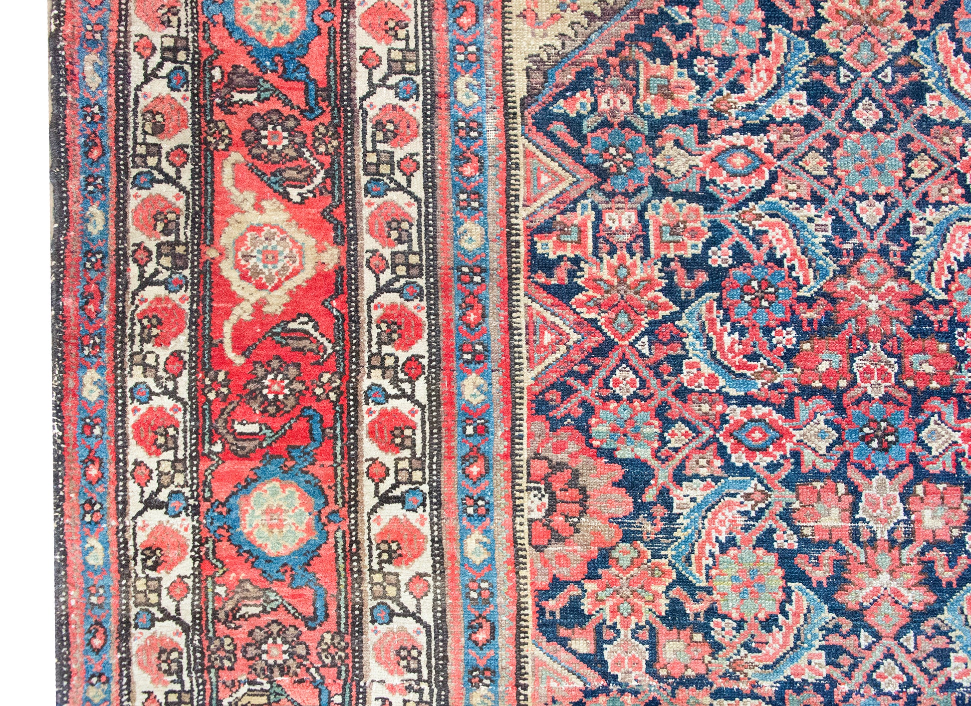 Early 20th Century Persian Malayer Rug For Sale