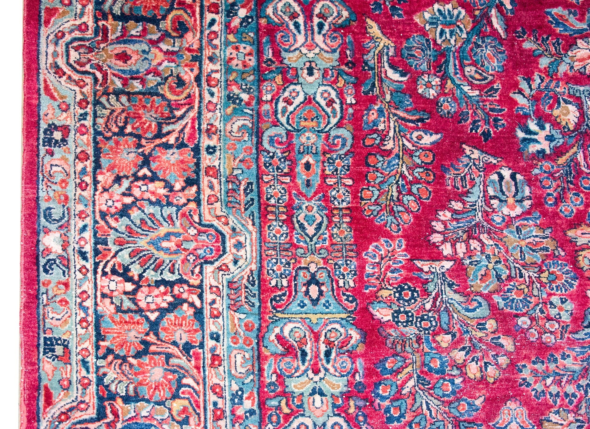 Early 20th Century Persian Sarouk Jen Thom Rug For Sale