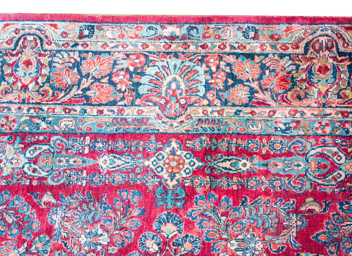 Early 20th Century Persian Sarouk Jen Thom Rug For Sale