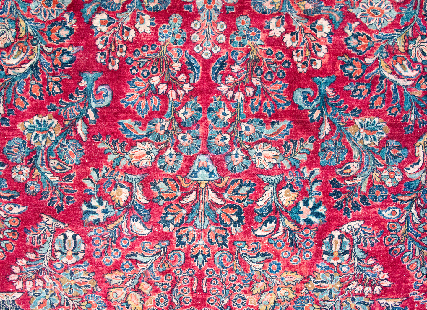 Early 20th Century Persian Sarouk Jen Thom Rug For Sale