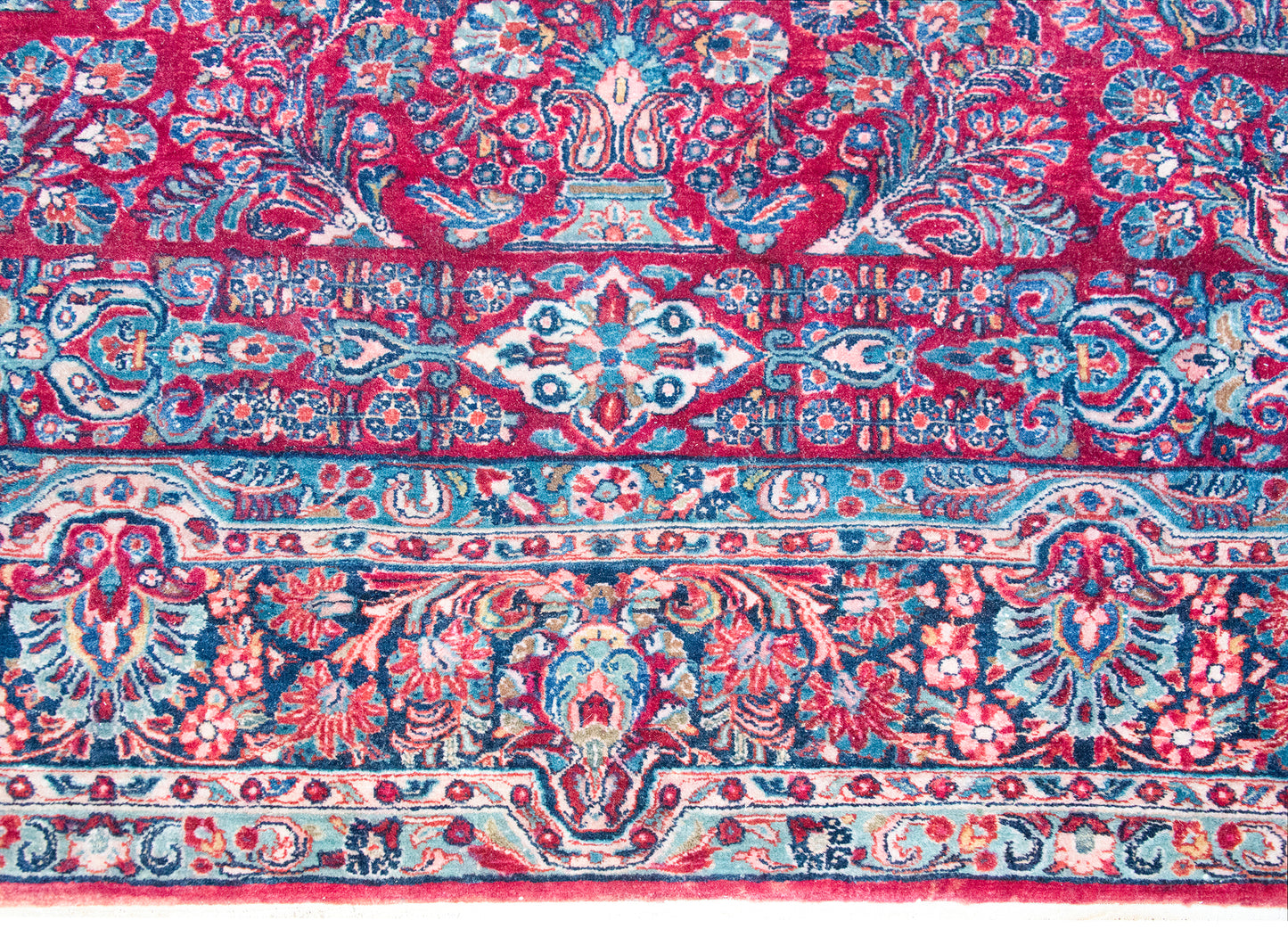 Early 20th Century Persian Sarouk Jen Thom Rug For Sale