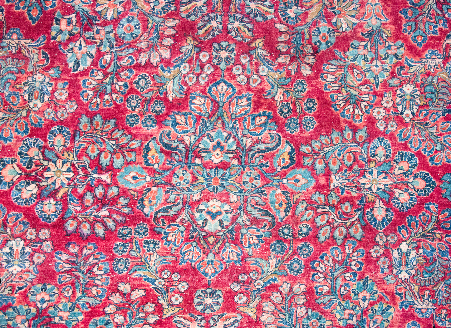 Early 20th Century Persian Sarouk Jen Thom Rug For Sale