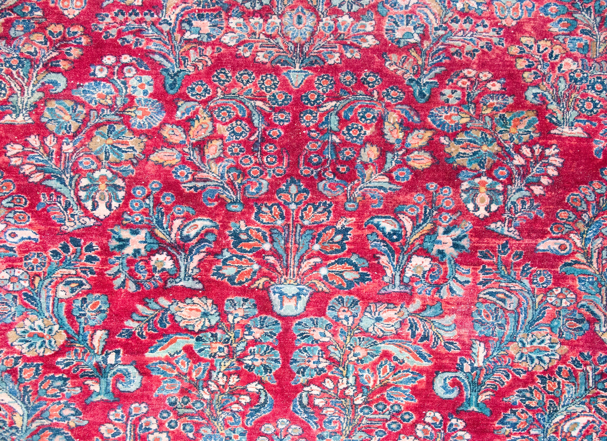 Early 20th Century Persian Sarouk Jen Thom Rug For Sale