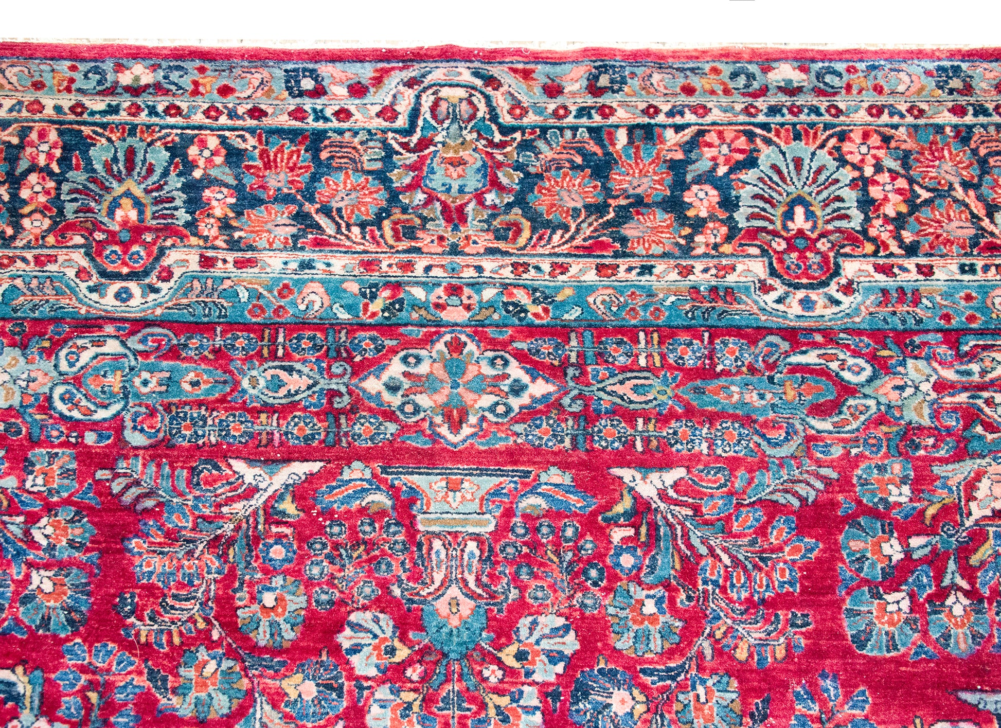 Early 20th Century Persian Sarouk Jen Thom Rug For Sale