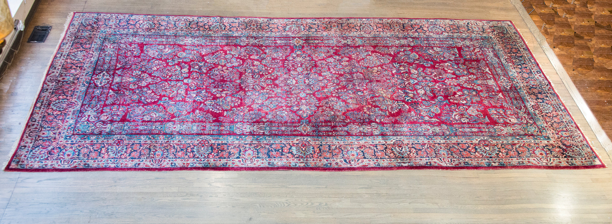 Early 20th Century Persian Sarouk Jen Thom Rug For Sale