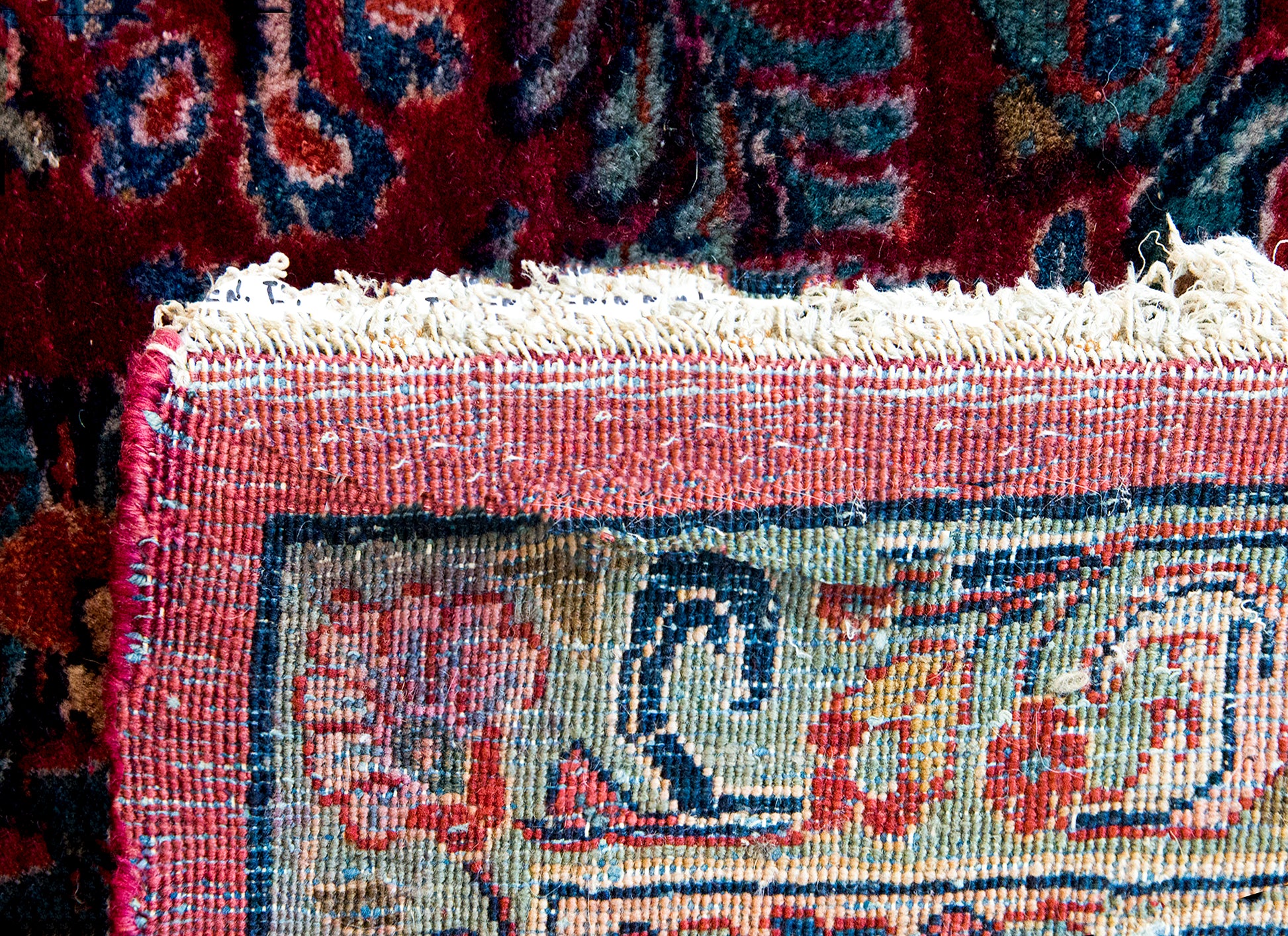 Early 20th Century Persian Sarouk Jen Thom Rug For Sale