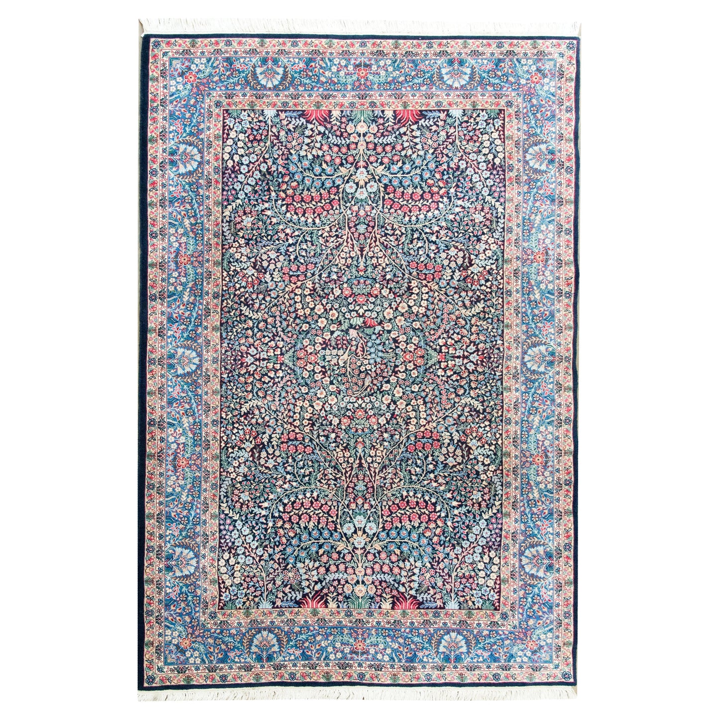 Early 20th Century Persian Kirman Rug For Sale