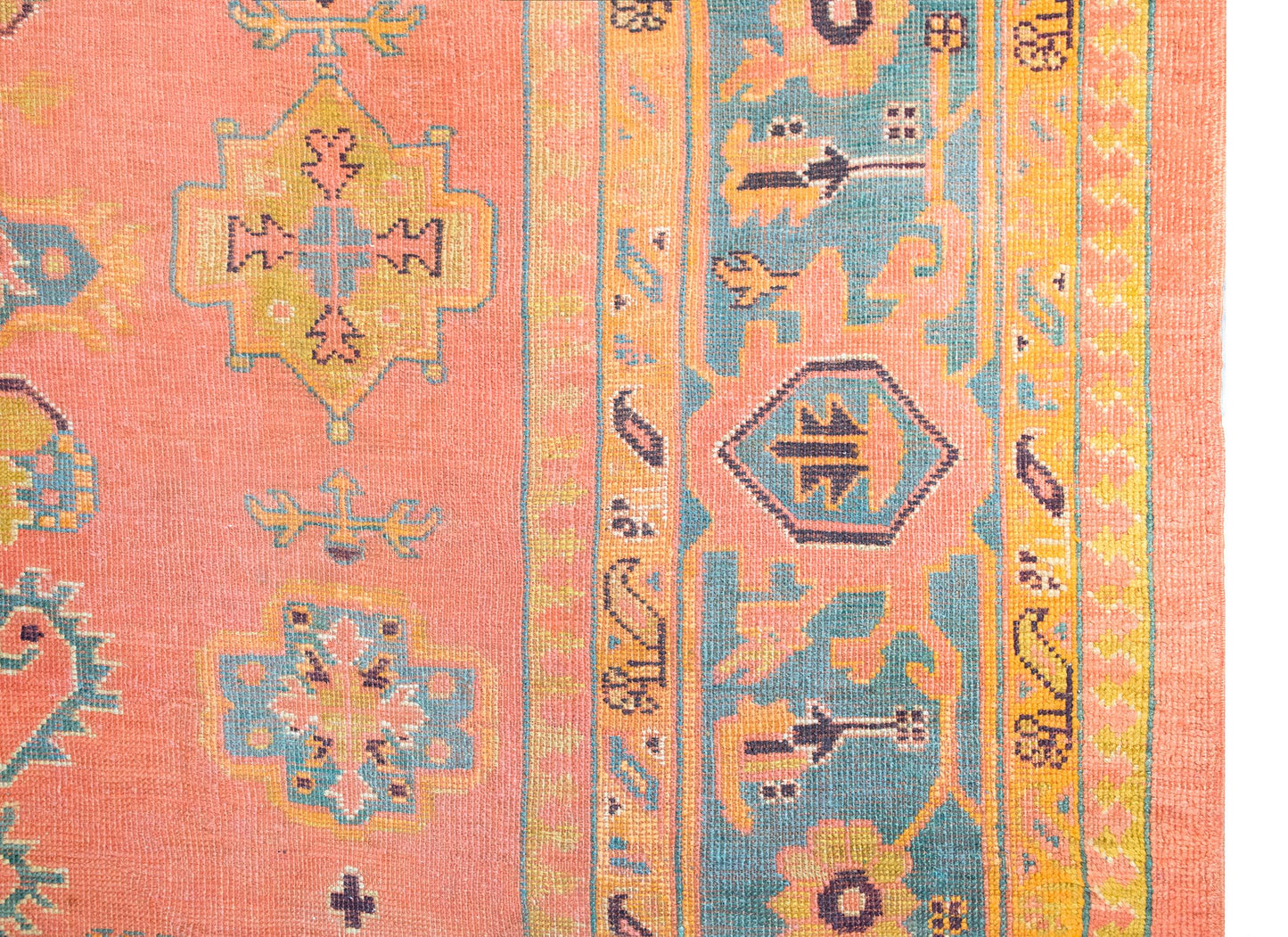 Early 20th Century Turkish Oushak Rug