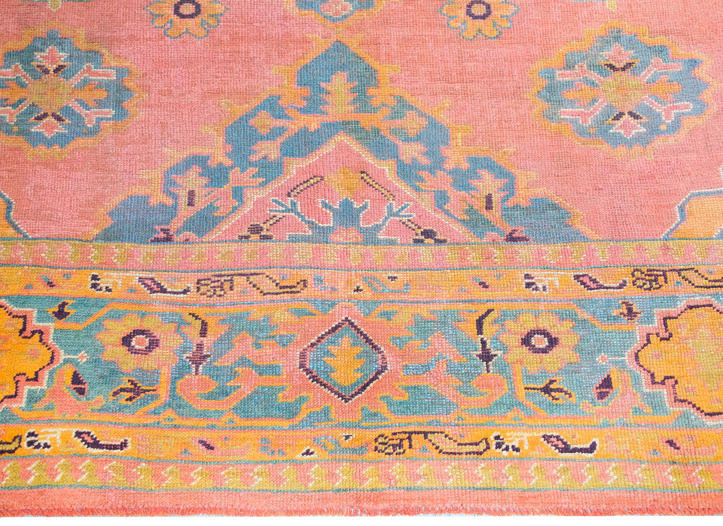 Early 20th Century Turkish Oushak Rug