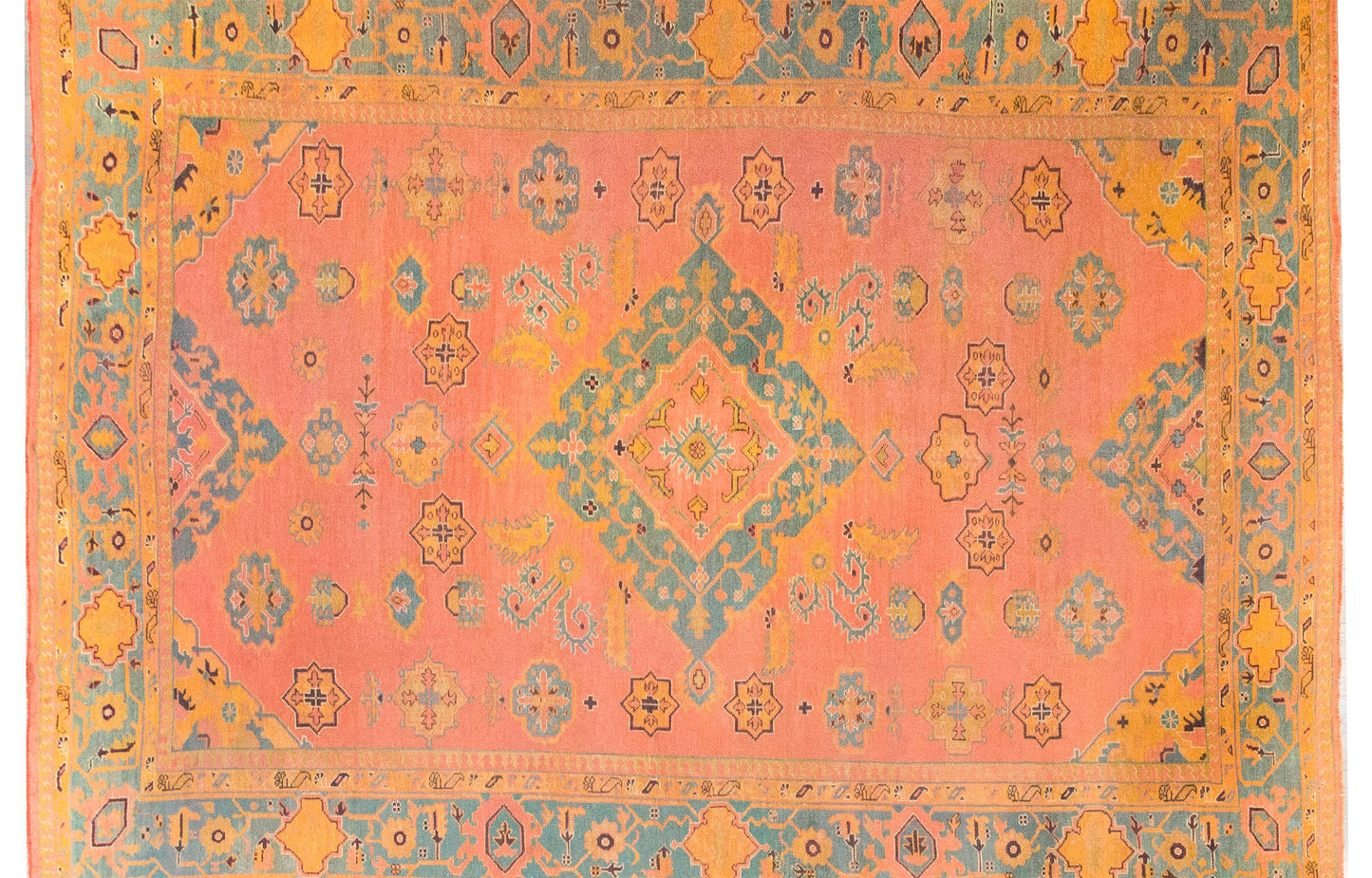 Early 20th Century Turkish Oushak Rug