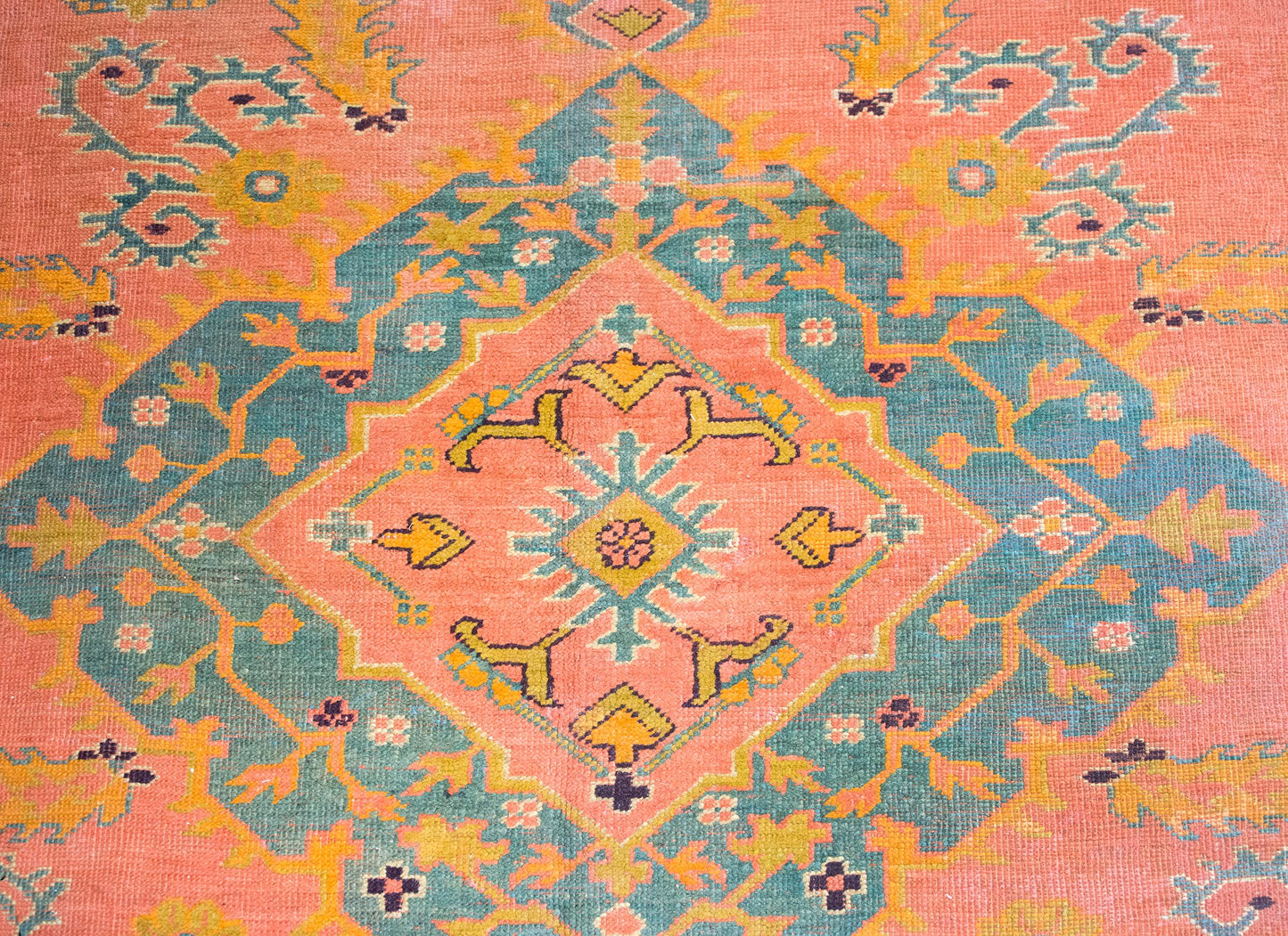 Early 20th Century Turkish Oushak Rug