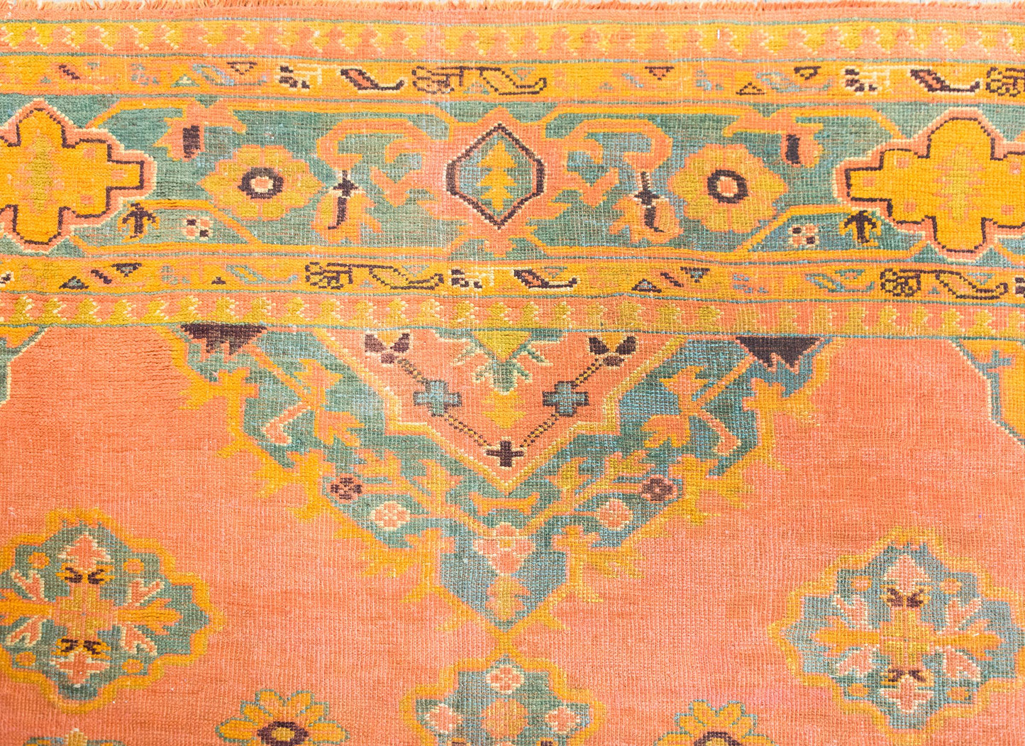 Early 20th Century Turkish Oushak Rug