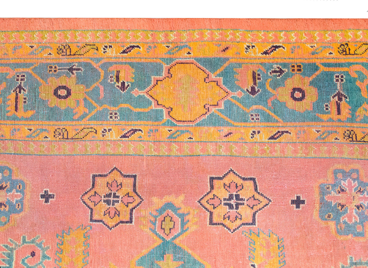 Early 20th Century Turkish Oushak Rug