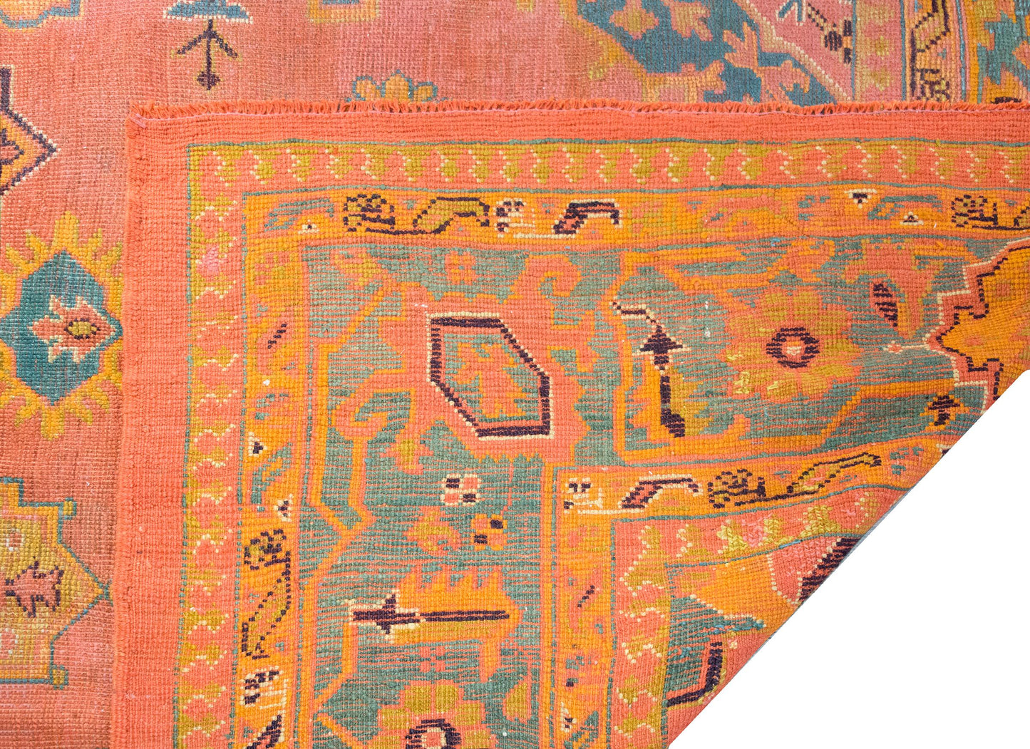 Early 20th Century Turkish Oushak Rug
