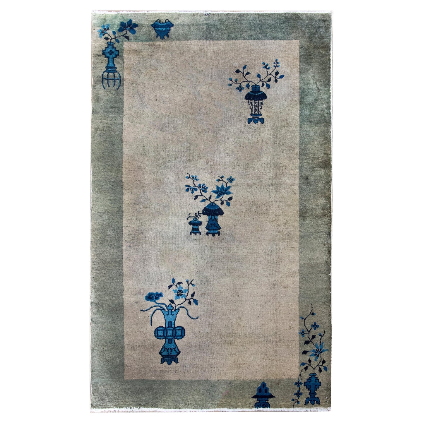 Early 20th Century Chinese Art Deco Rug For Sale