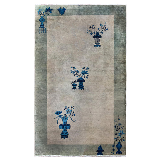 Early 20th Century Chinese Art Deco Rug For Sale