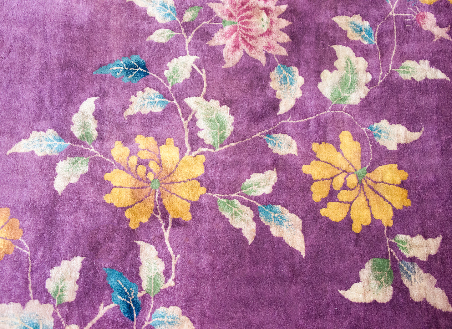 Early 20th Century Chinese Art Deco Rug For Sale