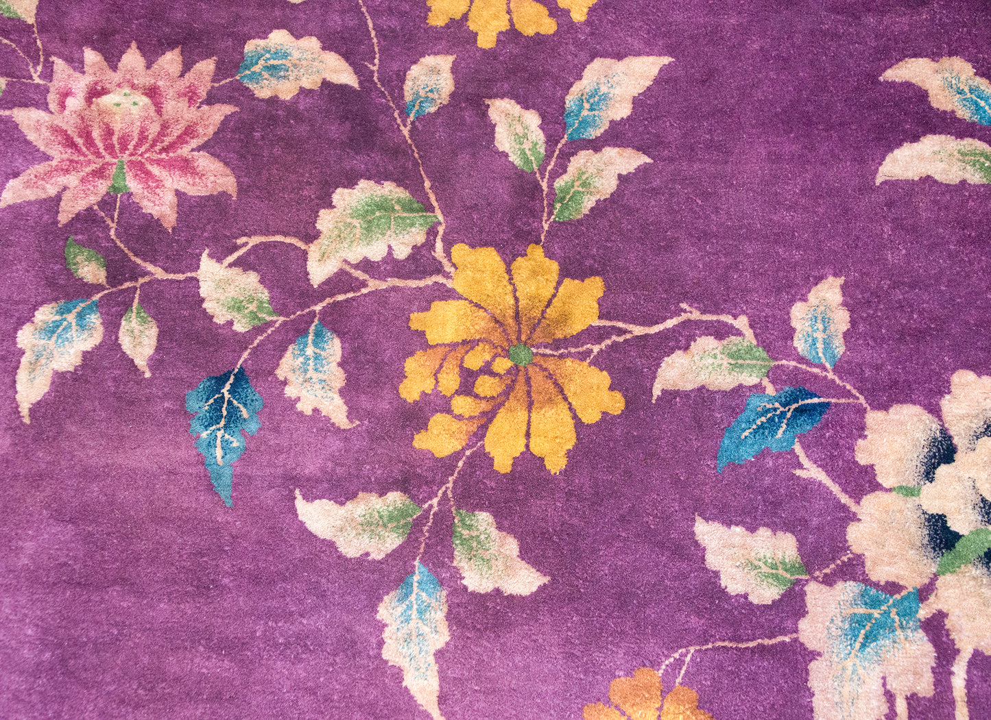 Early 20th Century Chinese Art Deco Rug For Sale