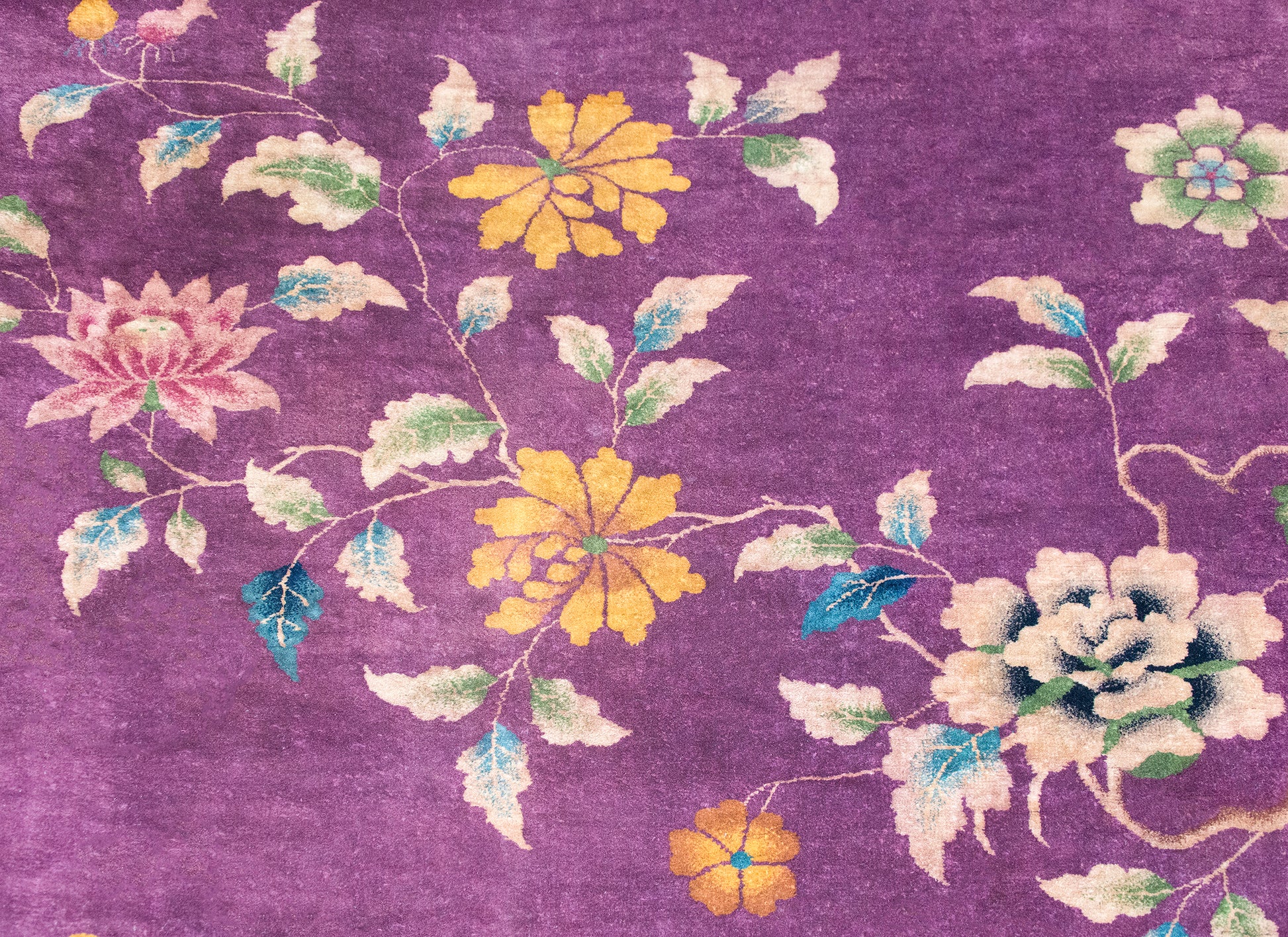 Early 20th Century Chinese Art Deco Rug For Sale