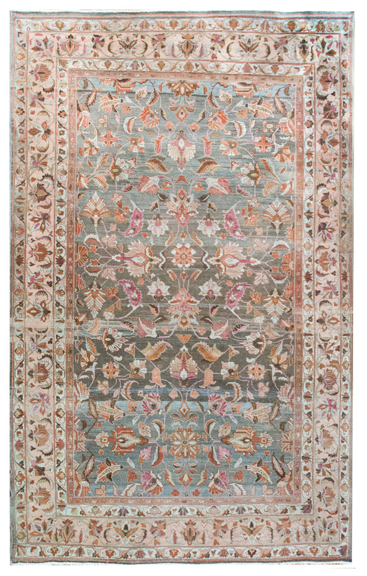 Early 20th Century Persian Mehraban Rug For Sale