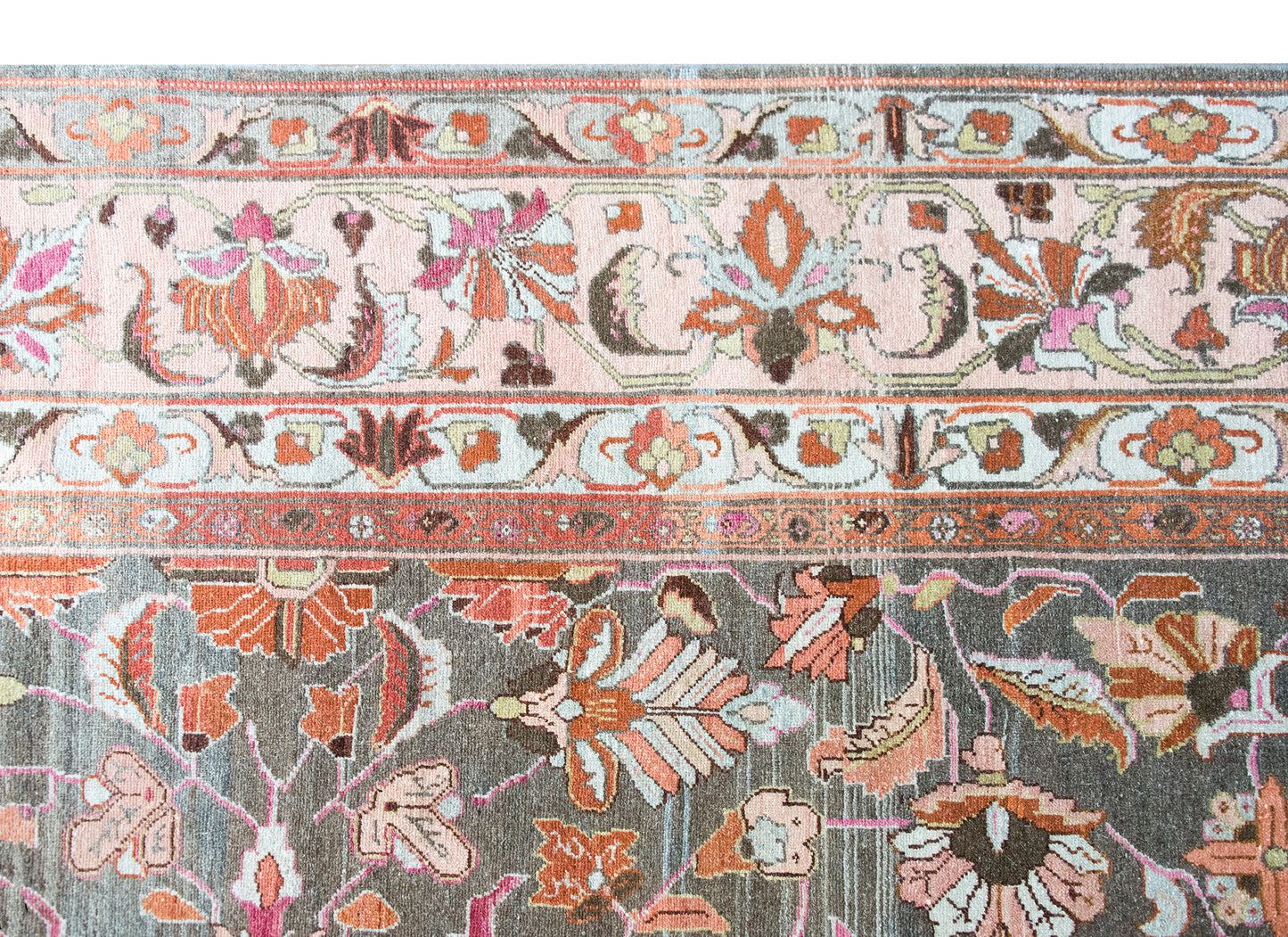 Early 20th Century Persian Mehraban Rug For Sale