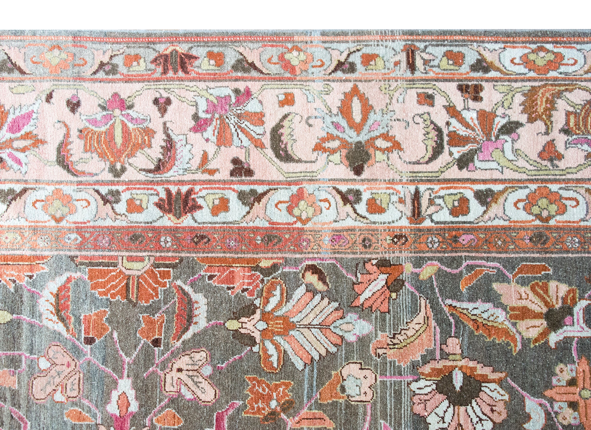 Early 20th Century Persian Mehraban Rug For Sale