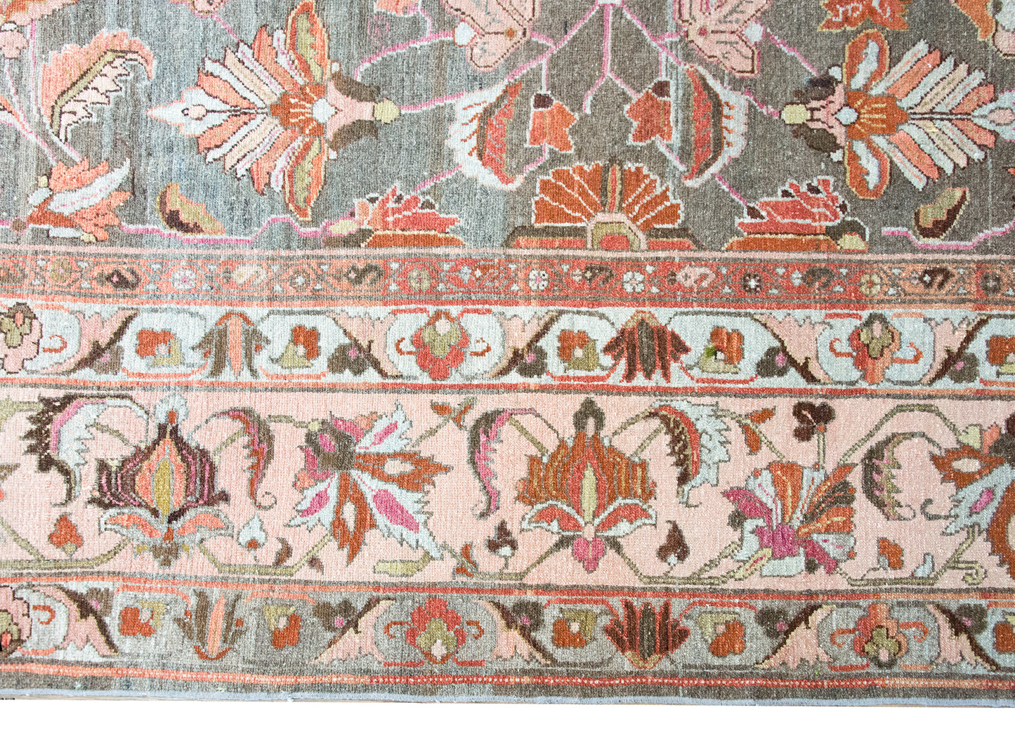 Early 20th Century Persian Mehraban Rug For Sale