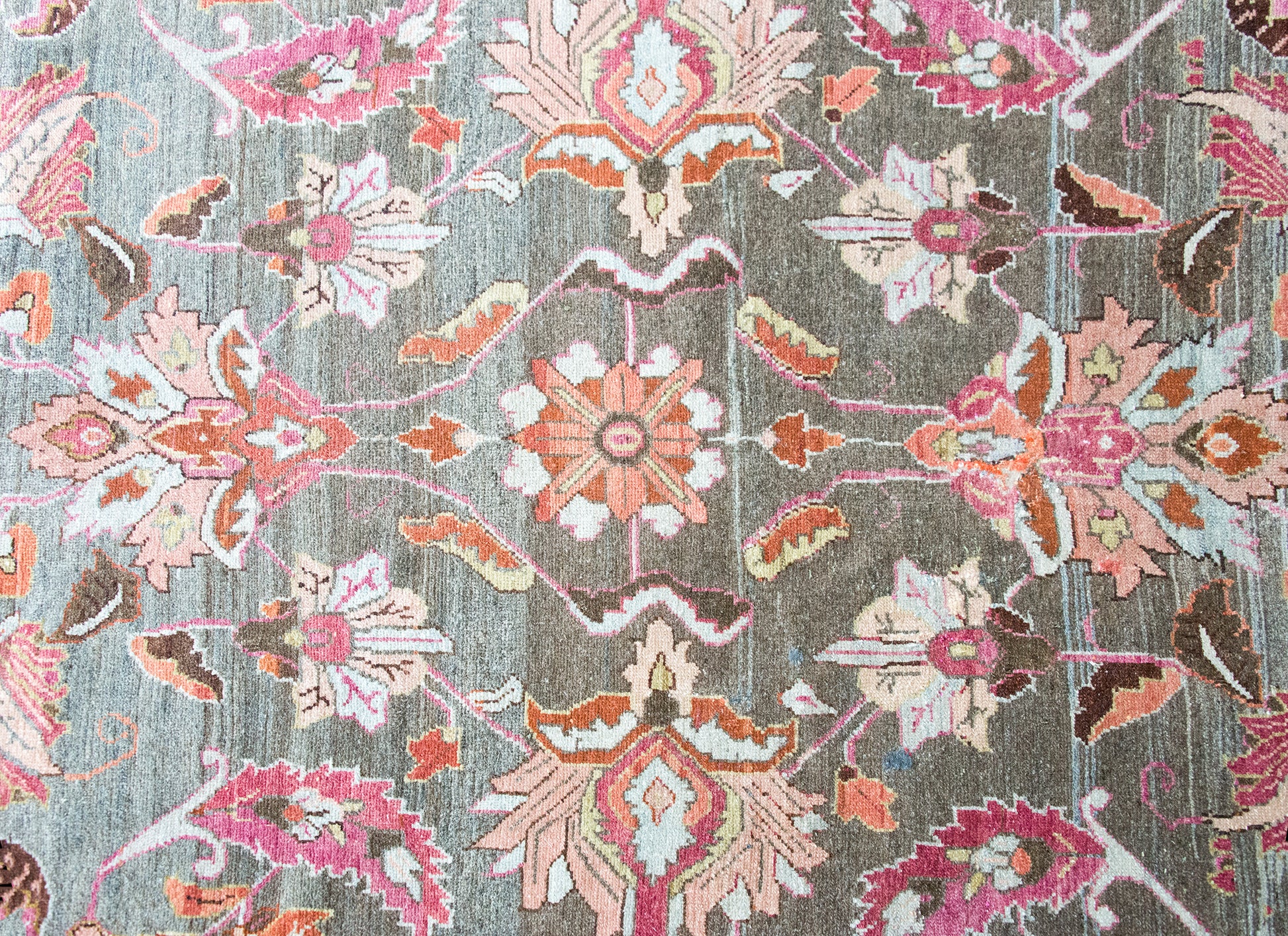 Early 20th Century Persian Mehraban Rug For Sale