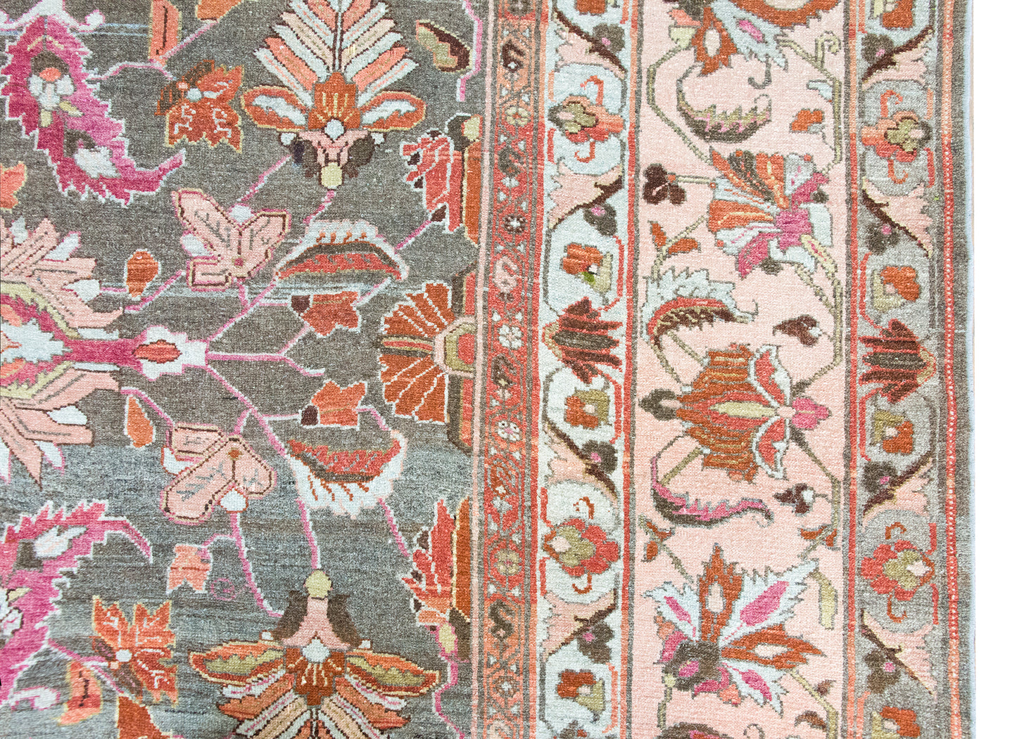 Early 20th Century Persian Mehraban Rug For Sale