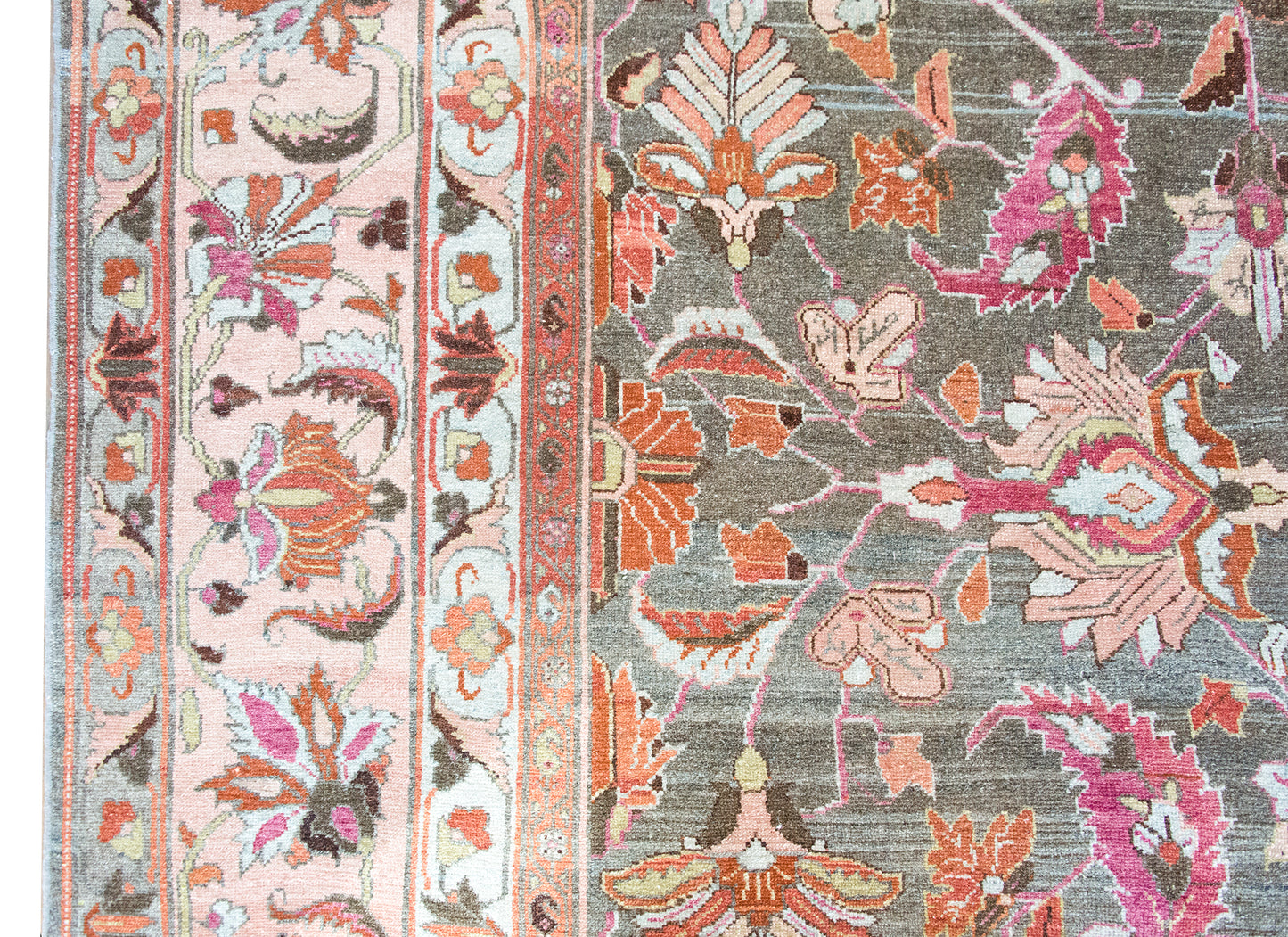 Early 20th Century Persian Mehraban Rug For Sale