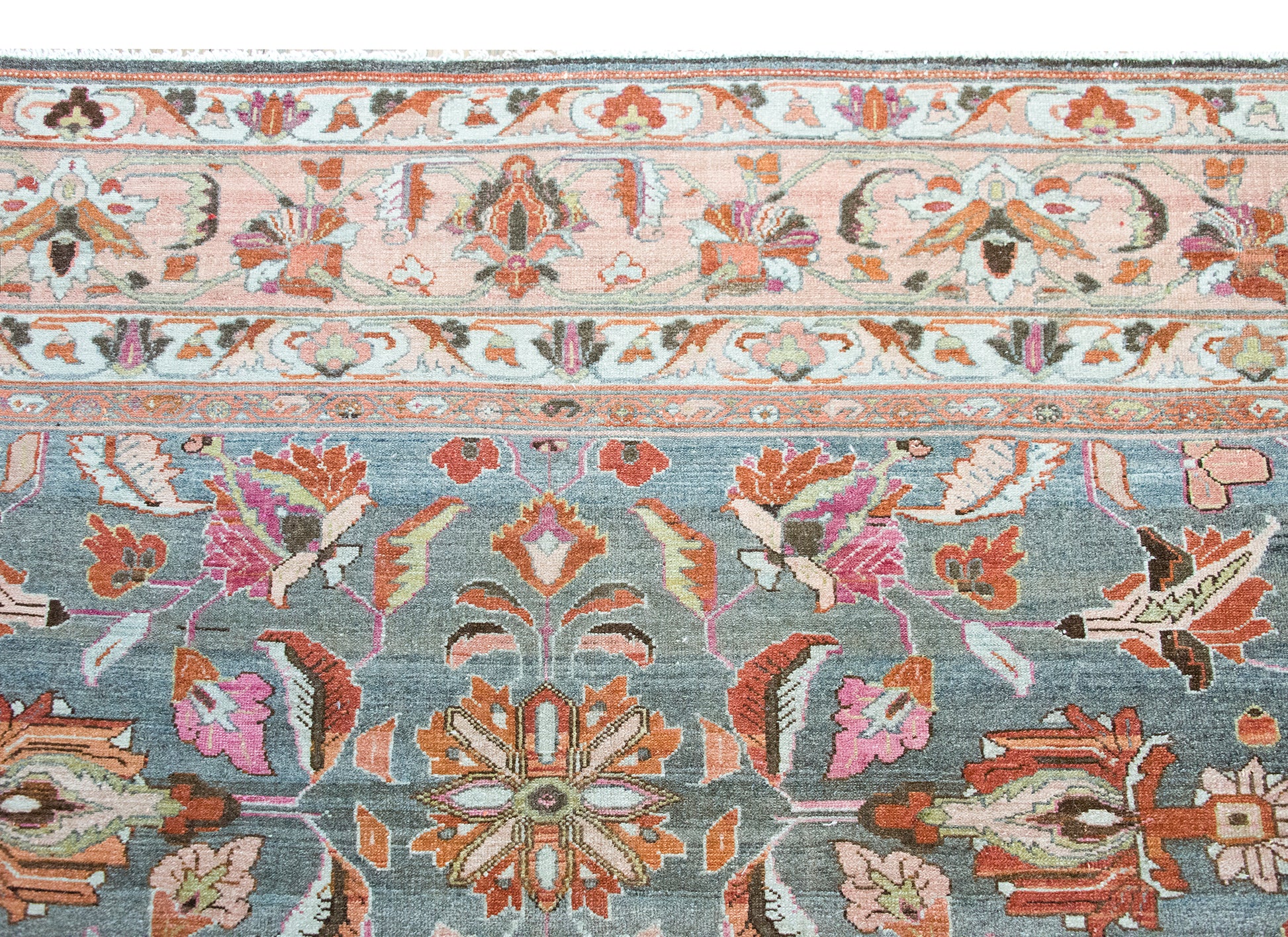 Early 20th Century Persian Mehraban Rug For Sale
