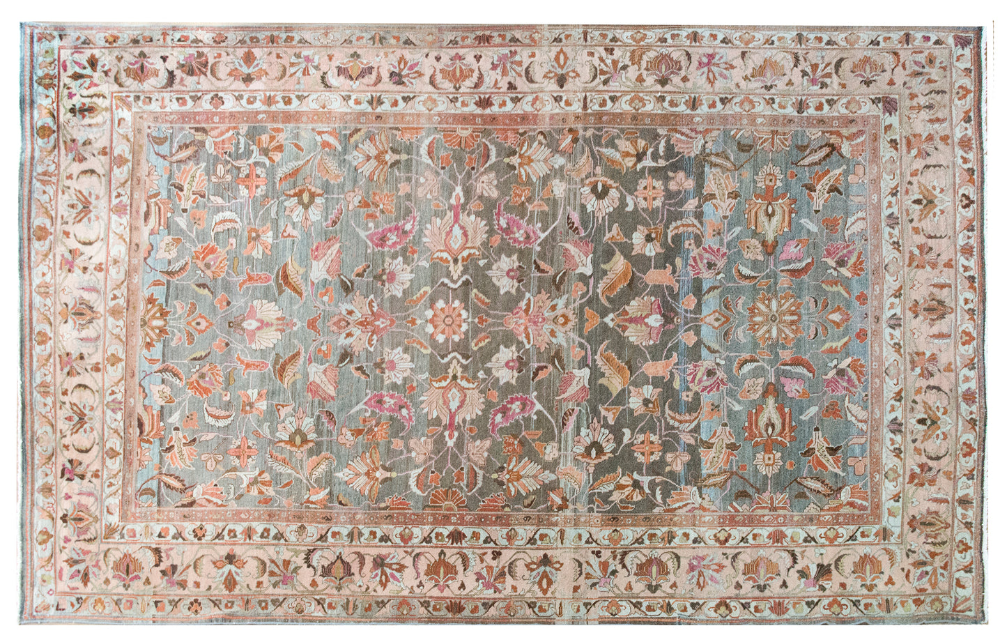 Early 20th Century Persian Mehraban Rug For Sale