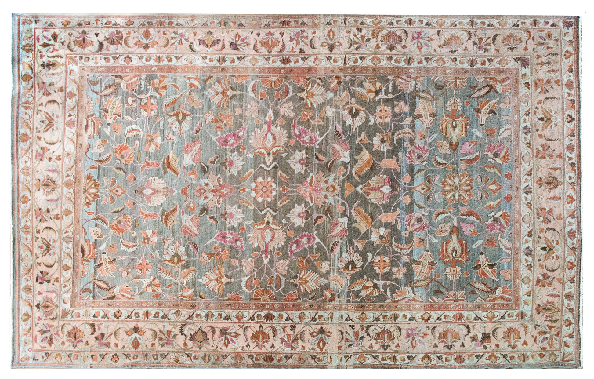 Early 20th Century Persian Mehraban Rug For Sale