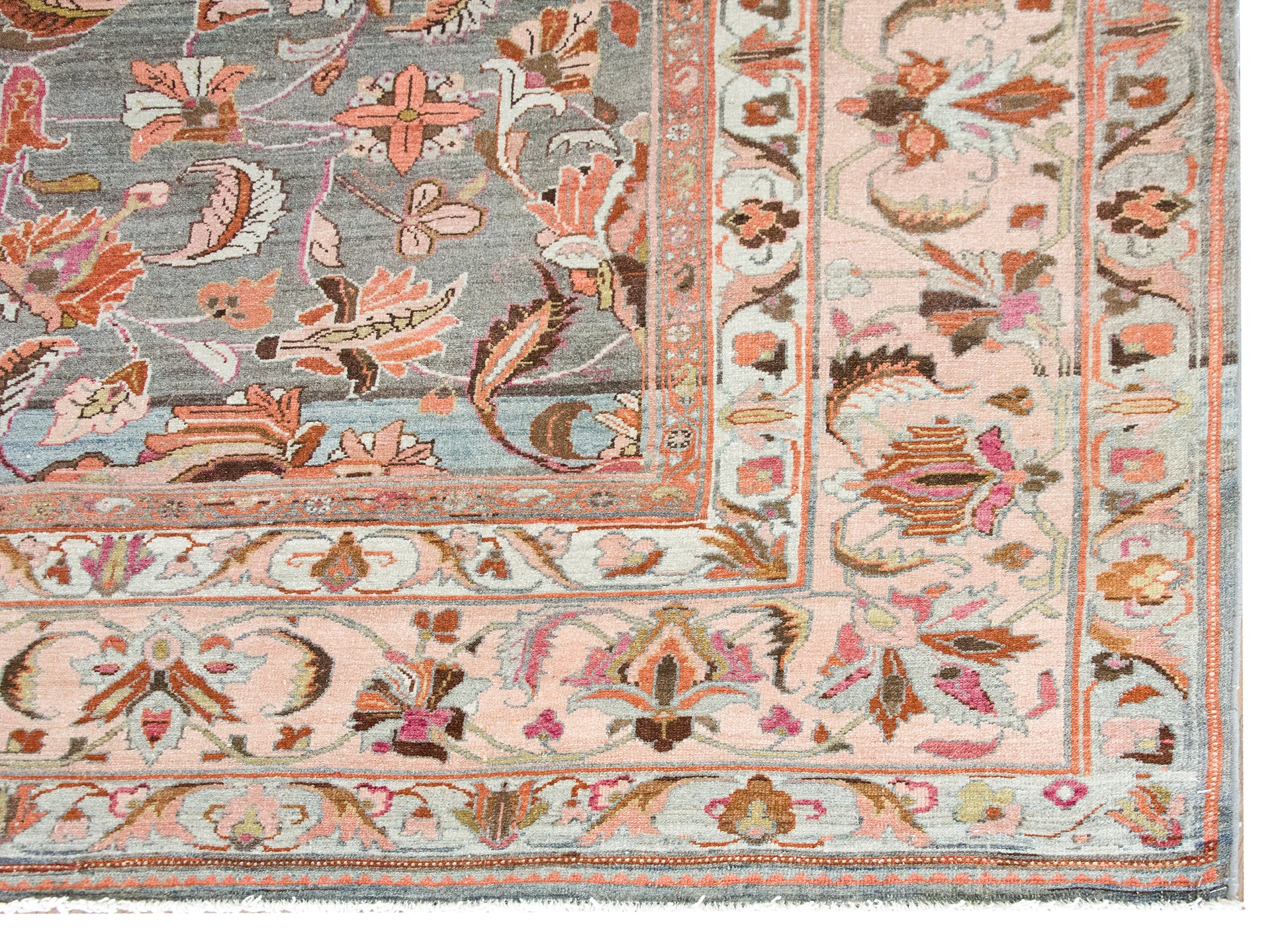 Early 20th Century Persian Mehraban Rug For Sale