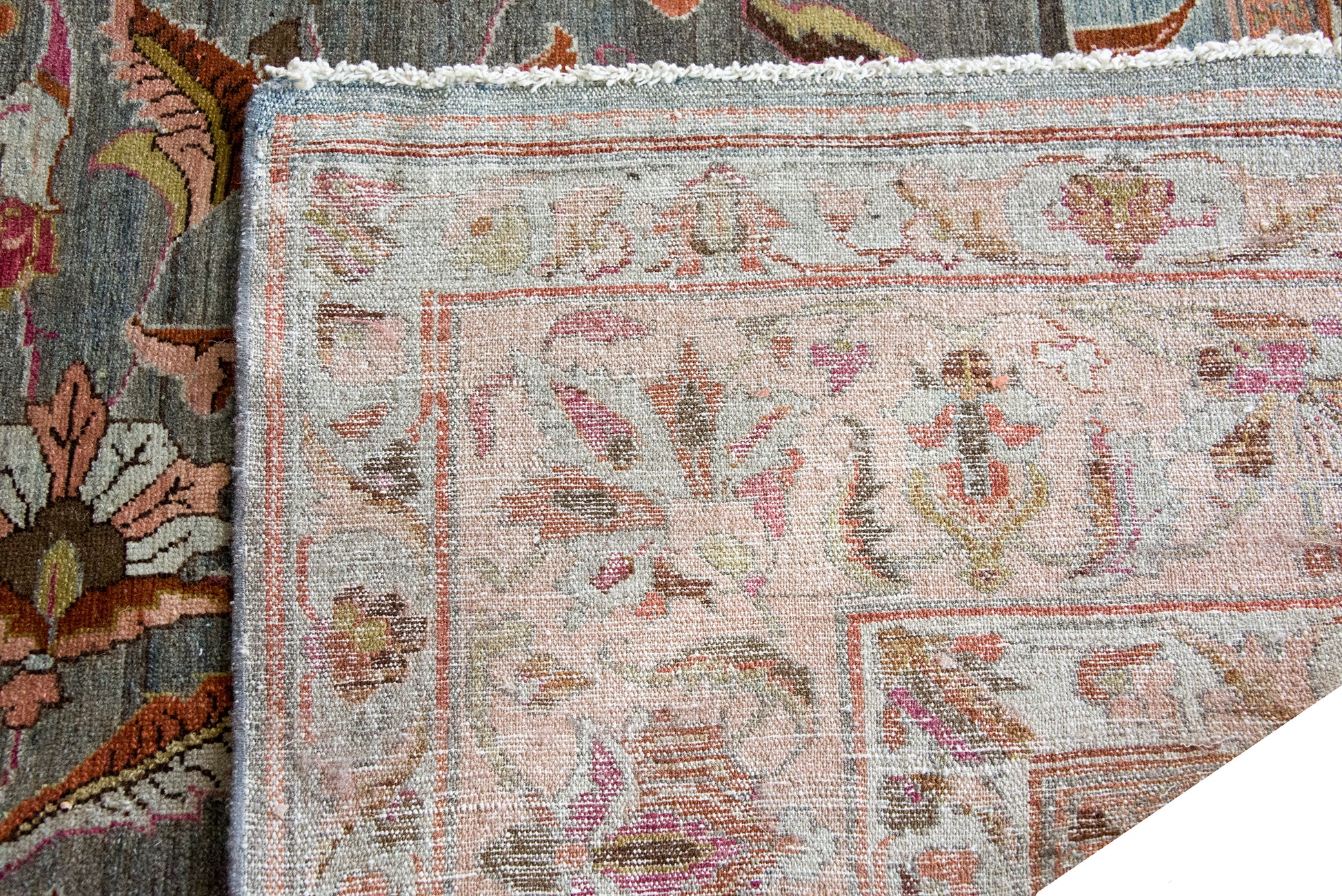 Early 20th Century Persian Mehraban Rug For Sale