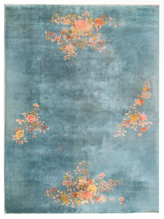 Early 20th Century Chinese Art Deco Rug For Sale