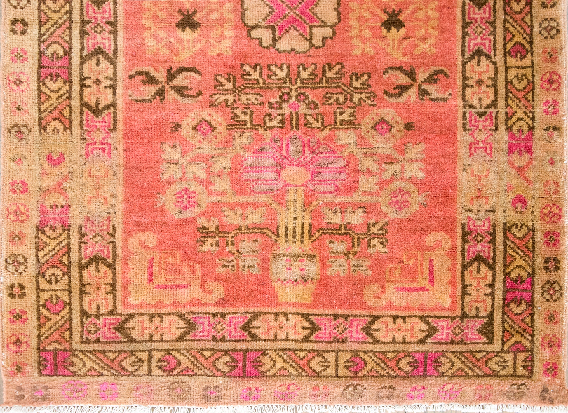 Early 20th Century Chinese Khotan Rug For Sale