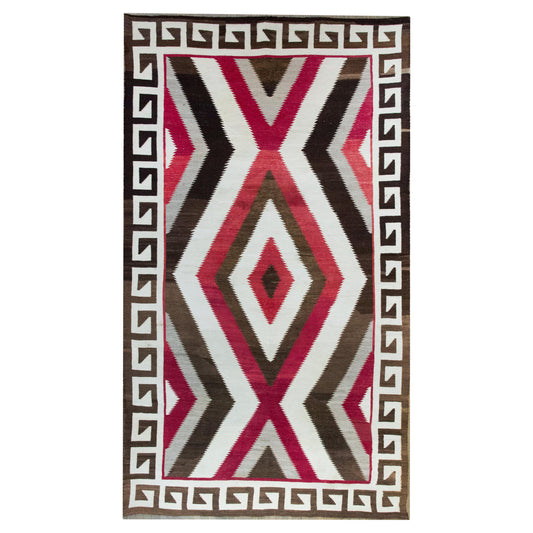 Early 20th Century Native American Navajo Rug For Sale